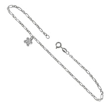 Load image into Gallery viewer, Sterling Italian Sterling Silver Dangle Butterfly Anklet