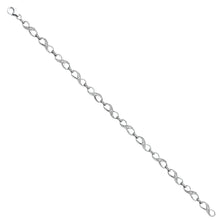 Load image into Gallery viewer, 14K White CZ Bracelet