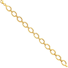 Load image into Gallery viewer, 14K Yellow Light Fancy Hollow Bracelet