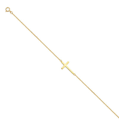 14K Yellow Light Chain Bracelet
