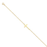 14K Yellow Light Chain Bracelet