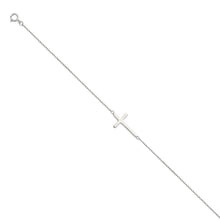 Load image into Gallery viewer, 14K White Light Chain Bracelet