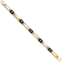 Load image into Gallery viewer, 14K Twotone Men&#39;s Bracelet