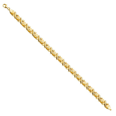 14K Yellow Stampato Bracelet