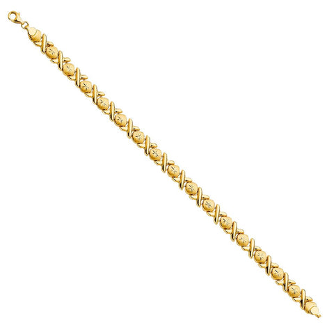 14K Yellow Stampato Bracelet