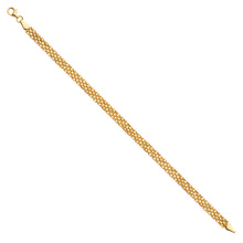 Load image into Gallery viewer, 14K Yellow Fancy Bracelet