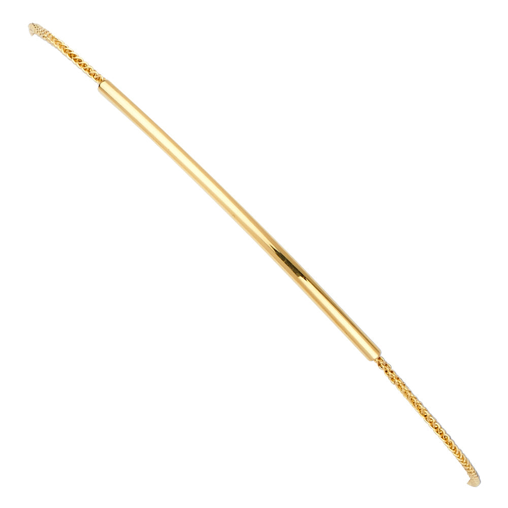 14K Yellow Friendship Bracelet