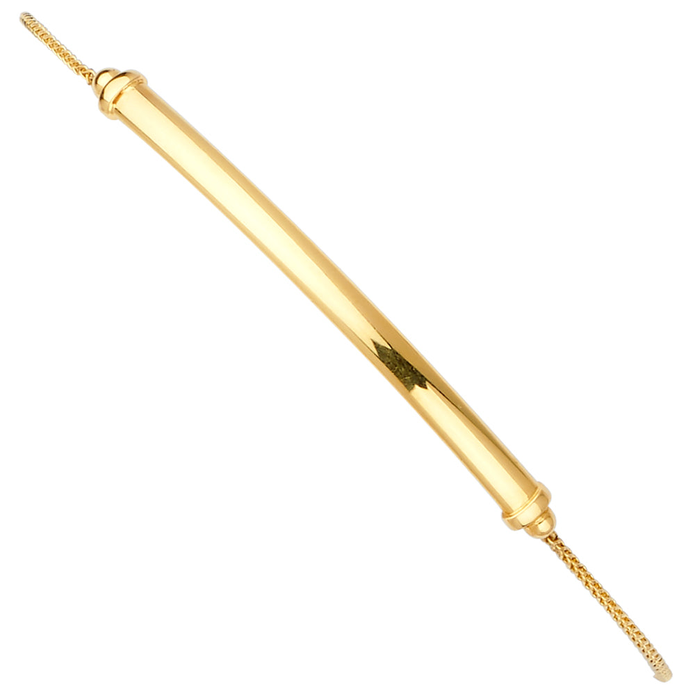 14K Yellow Friendship Bracelet