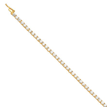 Load image into Gallery viewer, 14K Yellow Tennis Bracelet