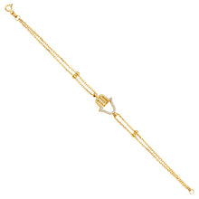 Load image into Gallery viewer, 14K Yellow Light Chain Bracelet