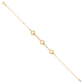 14K Yellow Light Chain Bracelet