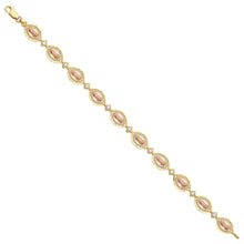 Load image into Gallery viewer, 14K Tricolor Guadalupe Bracelet