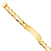 Load image into Gallery viewer, 14K Yellow Solid Link ID Bracelet