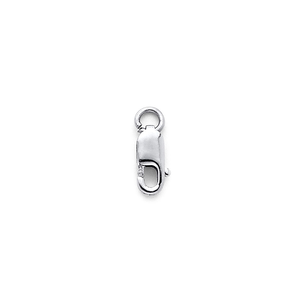 14K White Lobster Lock 00.4grams