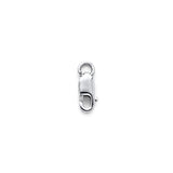 14K White Lobster Lock 00.4grams