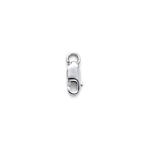 14K White Lobster Lock 00.4grams