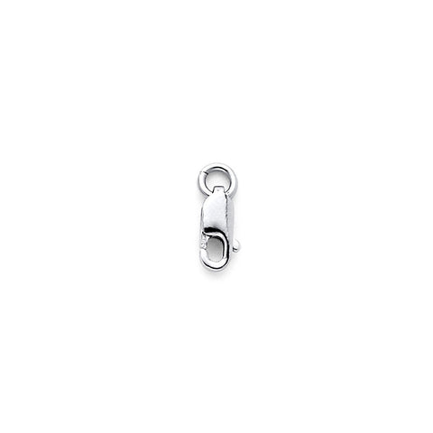 14K White Lobster Lock 000.3grams