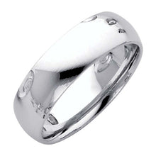 Load image into Gallery viewer, 14K White Gold 6mm Plain Traditional Comfort Fit Wedding Band