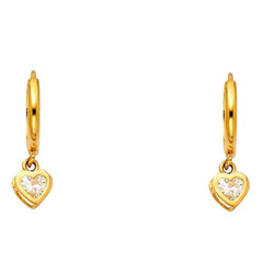 14K-Yellow-Gold-CZ-Hanging-Huggies-Earrings-38