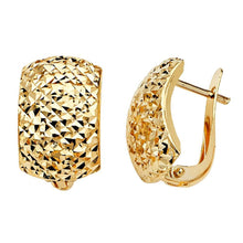 Load image into Gallery viewer, 14k Yellow Gold 11mm Half Huggies Clip Earrings