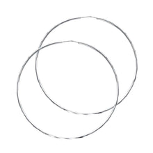 Load image into Gallery viewer, 14K White Gold 1.5mm Hoop Earrrings