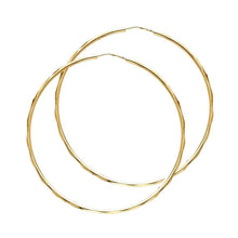 Load image into Gallery viewer, 14K Yellow Gold 1.5mm Hoop Earrrings