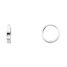 Load image into Gallery viewer, 14K White Gold 2.5mm Huggies Earrings