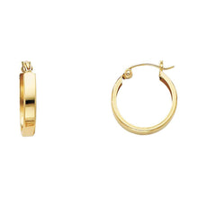 Load image into Gallery viewer, 14K Yellow Gold 3mm Huggies Earrings