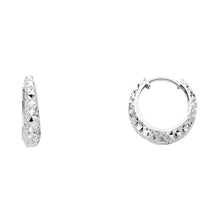 Load image into Gallery viewer, 14K White Gold 3mm Huggies Earrings