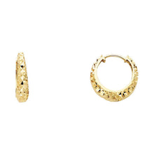 Load image into Gallery viewer, 14K Yellow Gold 3mm Huggies Earrings