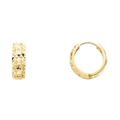 14K Yellow Gold 5mm Huggies Earrings
