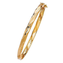 Load image into Gallery viewer, 14K Yellow Gold 5mm Flexible Bangle
