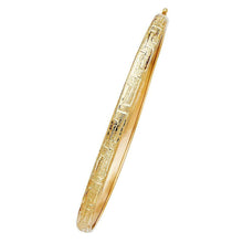Load image into Gallery viewer, 14K Yellow Gold 5mm Flexible Bangle