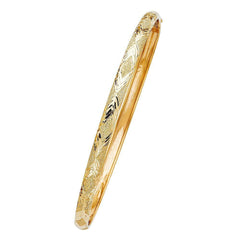 14K Yellow Gold 5mm Flexible Bangle