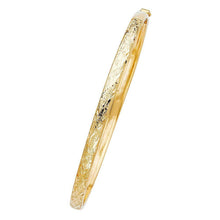 Load image into Gallery viewer, 14K Yellow Gold 5mm Flexible Bangle