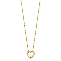 14K Yellow Single Floating Necklace