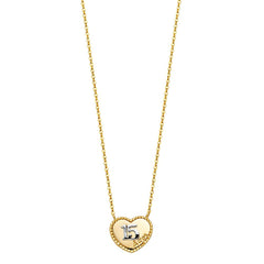 14K TwoTone Sweet 15 Necklace