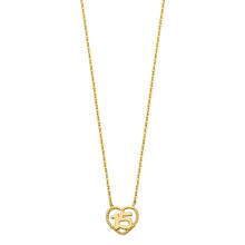 Load image into Gallery viewer, 14K Yellow Sweet 15 Necklace