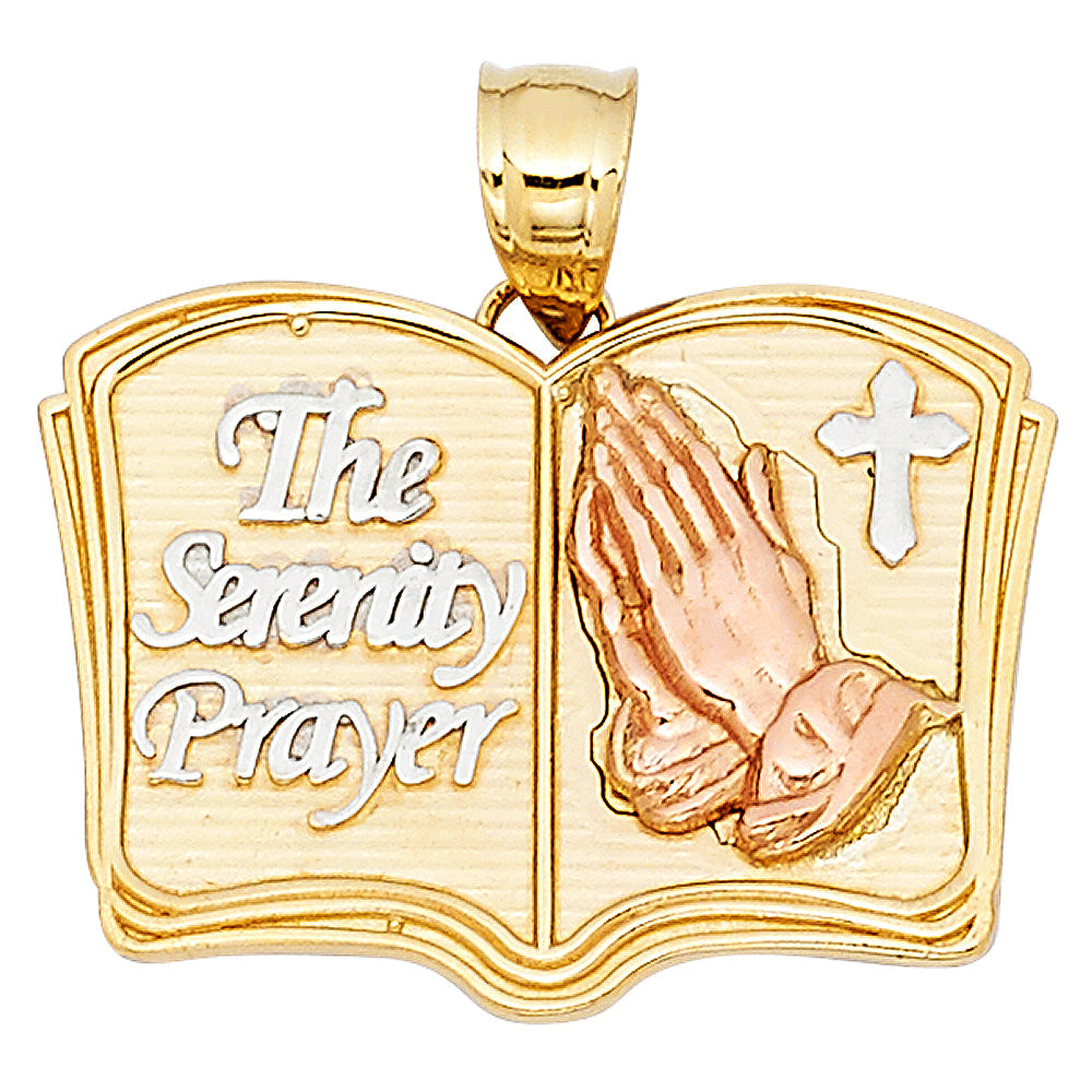 14K Tricolor RELIGIOUS PENDANT