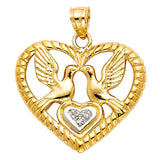 14K Twotone RELIGIOUS PENDANT