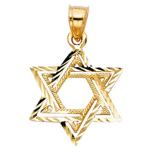Load image into Gallery viewer, 14K Yellow STAR OF DAVID PENDANT