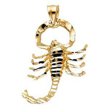 Load image into Gallery viewer, 14k Yellow Gold 30mm Scorpion Assorted Pendant
