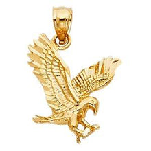 Load image into Gallery viewer, 14k Yellow Gold 14mm Eagle Assorted Pendant