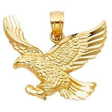 Load image into Gallery viewer, 14k Yellow Gold 21mm Eagle Assorted Pendant
