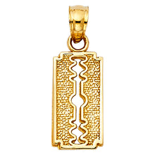 Load image into Gallery viewer, 14K Yellow Gold 7mm Keyhole Pendant