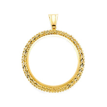Load image into Gallery viewer, 14K Yellow BOLA Frame 7.5grams