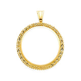 14K Yellow BOLA Frame 7.5grams