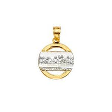 Load image into Gallery viewer, 14k Two Tone Gold 14mm Last Supper Pendant