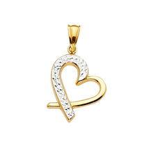 Load image into Gallery viewer, 14K Yellow Gold 15mm Two Tone Pendant