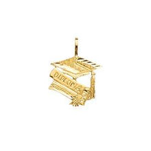 Load image into Gallery viewer, 14k Yellow Gold 13mm Graduation Assorted Pendant